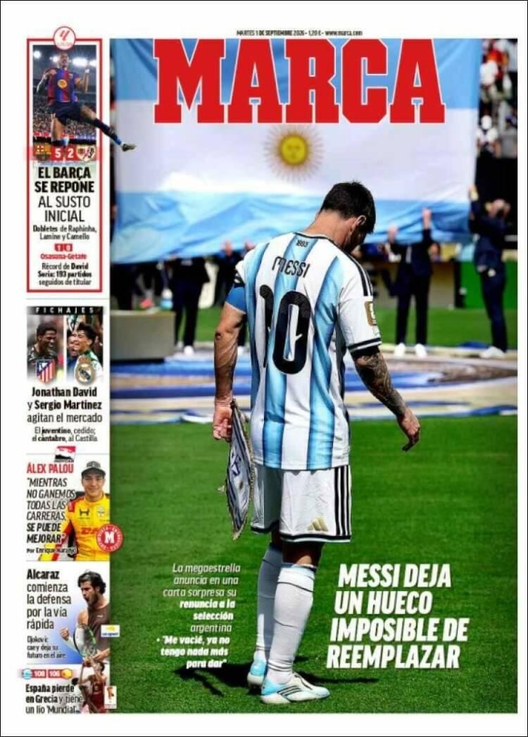 El adiós de Messi a la Selección, en las tapas de diarios de Argentina y el mundo