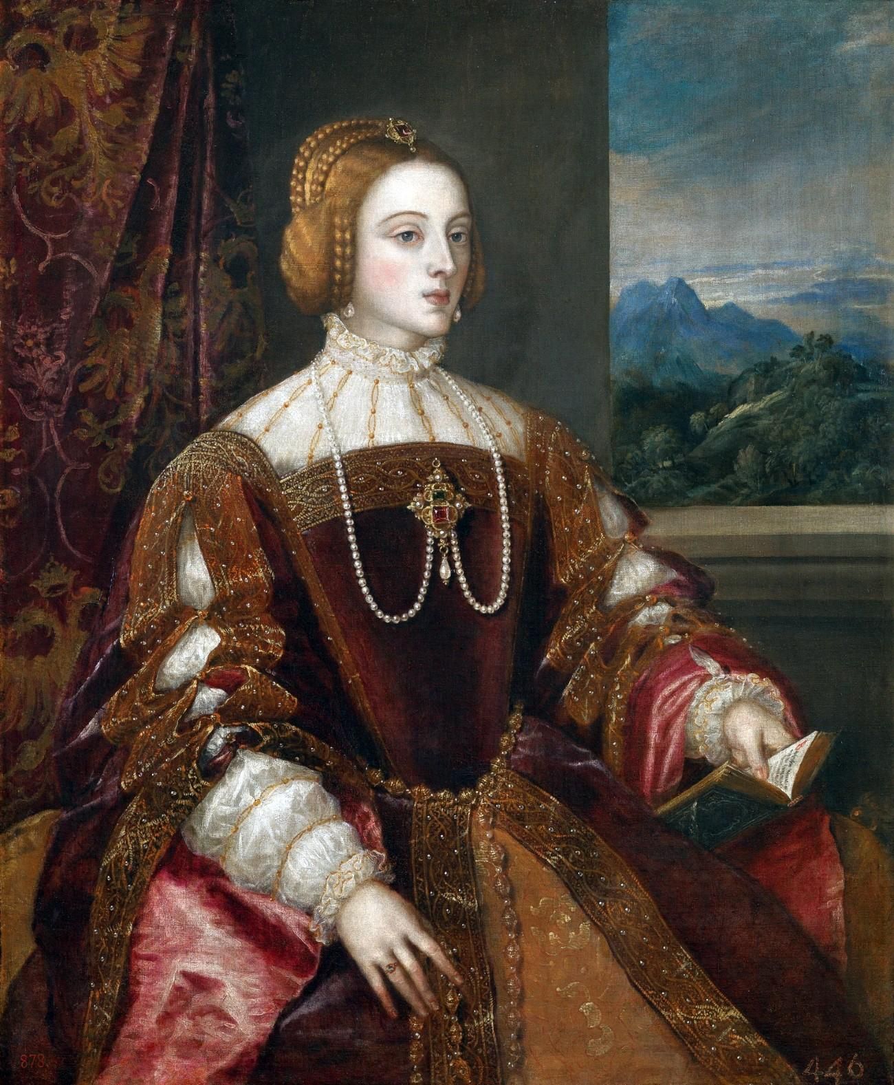Tiziano realizó este retrato de Isabel de Portugal después de muerta aprovechando otro de un pintor inglés.