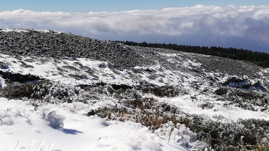 Cumbres de La Palma este sábado. Foto: ANA BEA
