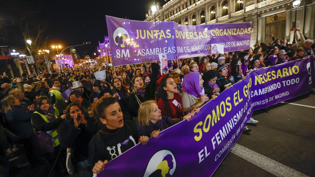 Las imágenes de un nuevo 8M masivo en toda España contra el patriarcado