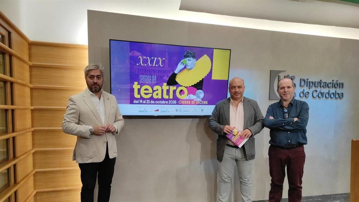 La XXIX Semana del Teatro Ciudad de Lucena contará este año con 13 espectáculos