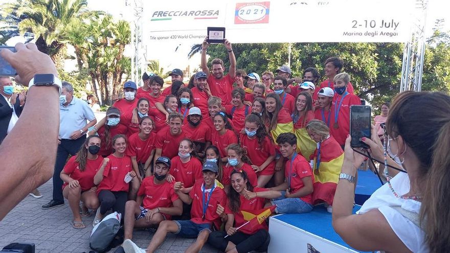 Dos bronces para las tripulaciones canarias en el Campeonato del Mundo de 420