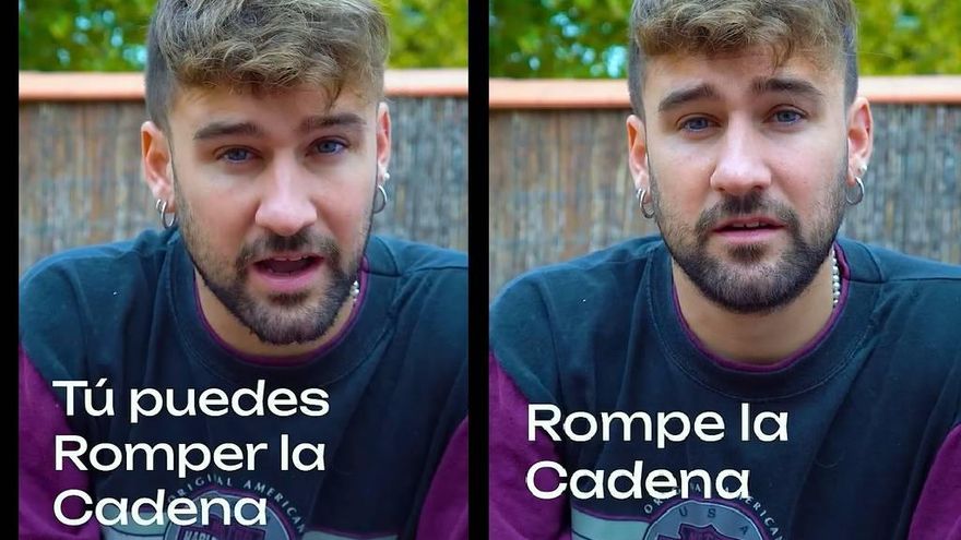 Dani Fernández se une a la campaña 'Rompe la cadena' de AIETI para frenar las violencias machistas en redes sociales