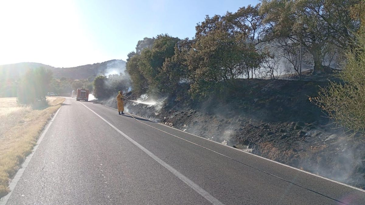 El origen del incendio de Córdoba se localiza en una cuneta de la Carretera de Trassierra