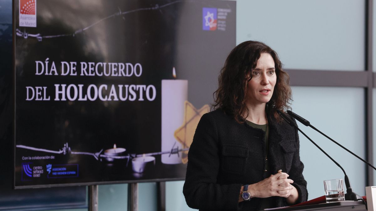 Ayuso: "Es inquietante que los movimientos totalitarios sigan trabajando para el odio a Israel y al pueblo judío"