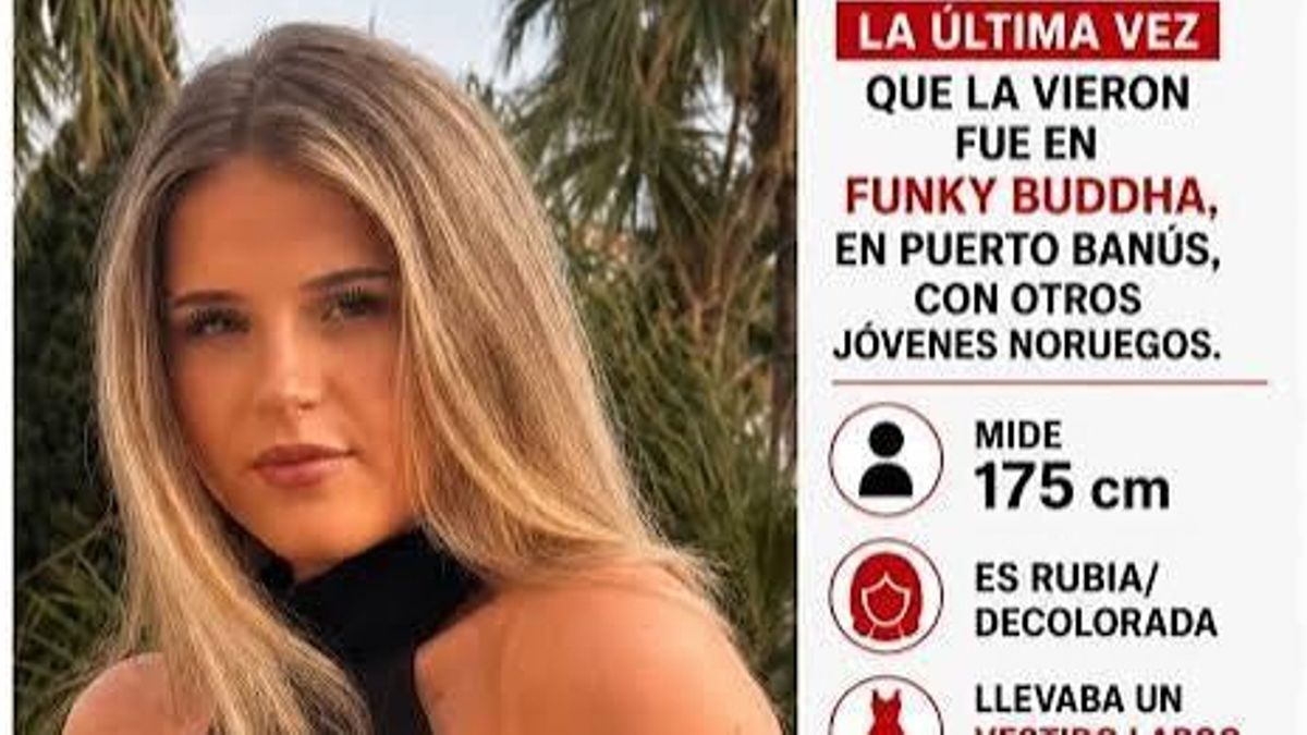 Cartel difundido por la familia