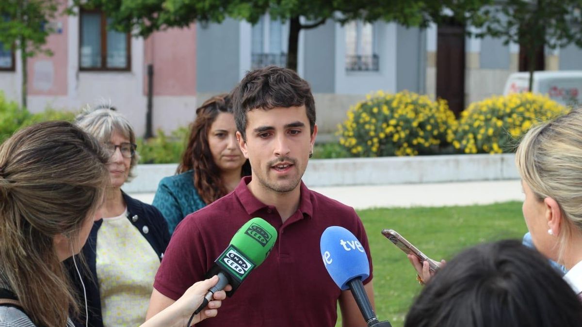 El secretario general de Cantabristas, Paulu Lobete, durante la comparecencia de este lunes.