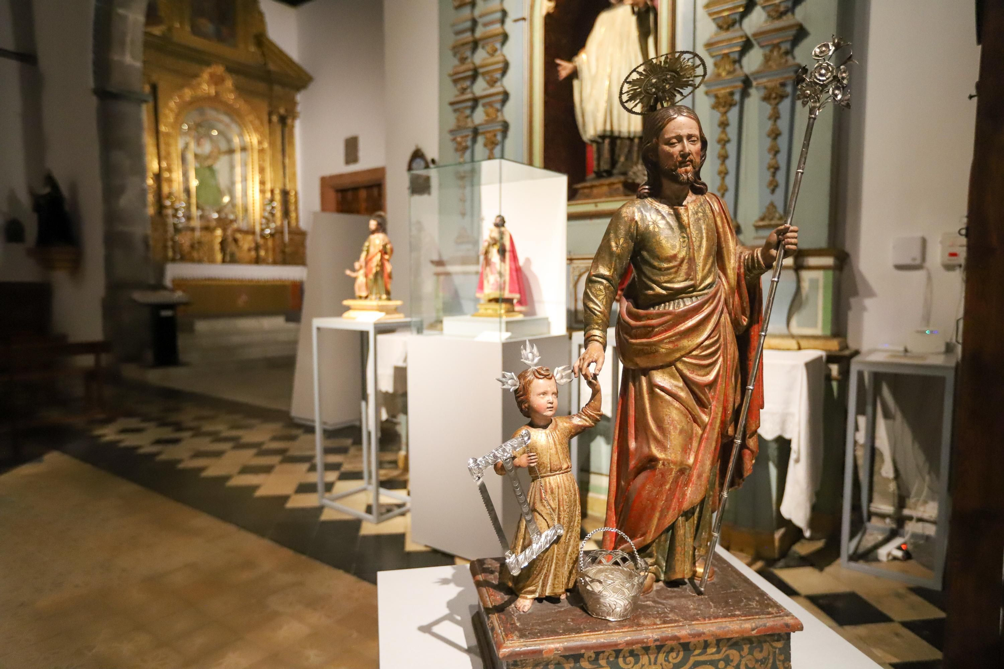 La exposición 'San José. Arte y Devoción en La Palma'.
