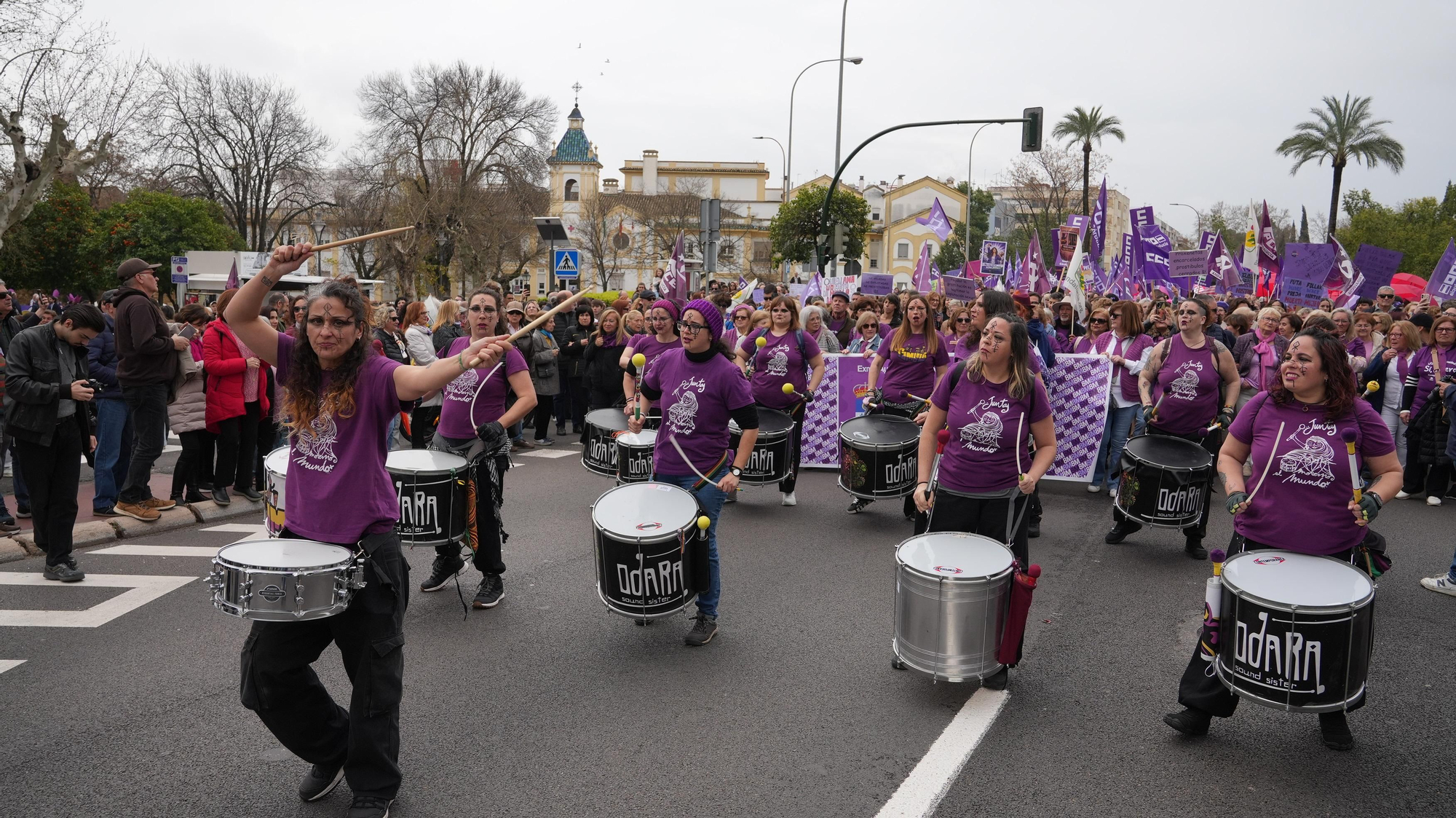 La manifestación del 8M, en imágenes