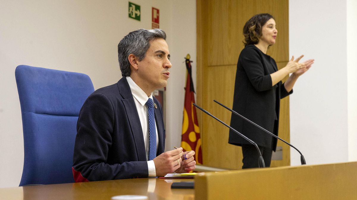 Pablo Zuloaga durante la rueda de prensa del Consejo de Gobierno | MIGUEL DE LA PARRA