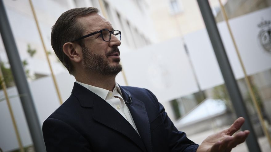 El portavoz del Grupo Parlamentario Popular en el Senado de España, Javier Maroto