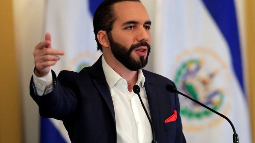 Imagen de archivo del presidente de El Salvador, Nayib Bukele.
