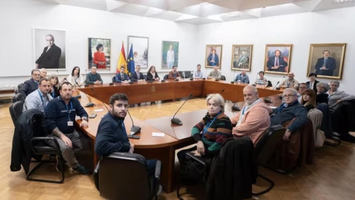 Víctimas de abusos, con Bolaños