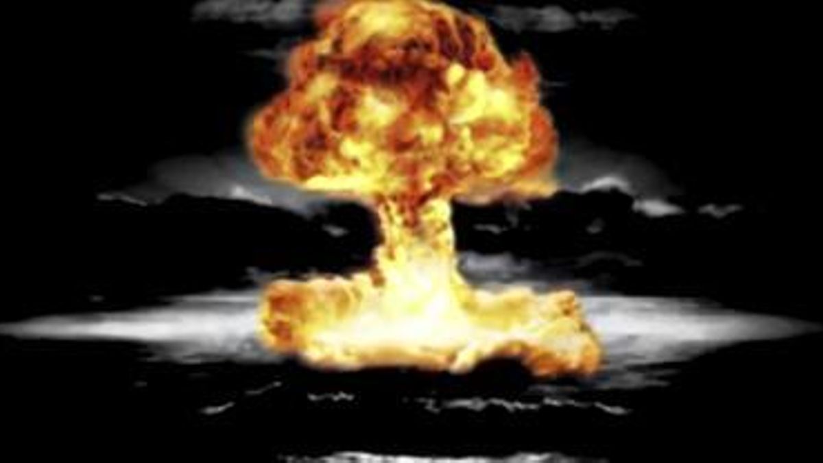Explosión atómica.