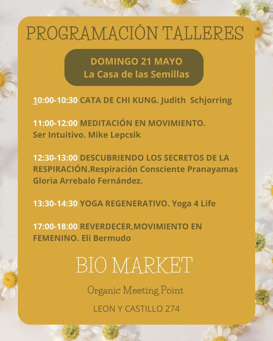 Programación del domingo, 21 de mayo