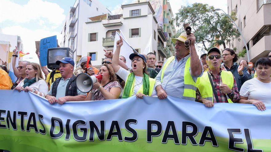 Las organizaciones agrarias de Canarias cargan contra la "inacción" de las administraciones isleñas: "El campo no aguanta más"