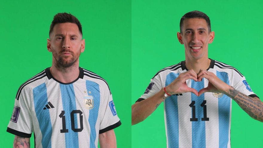 Las fotos oficiales de los jugadores de la Selección Argentina