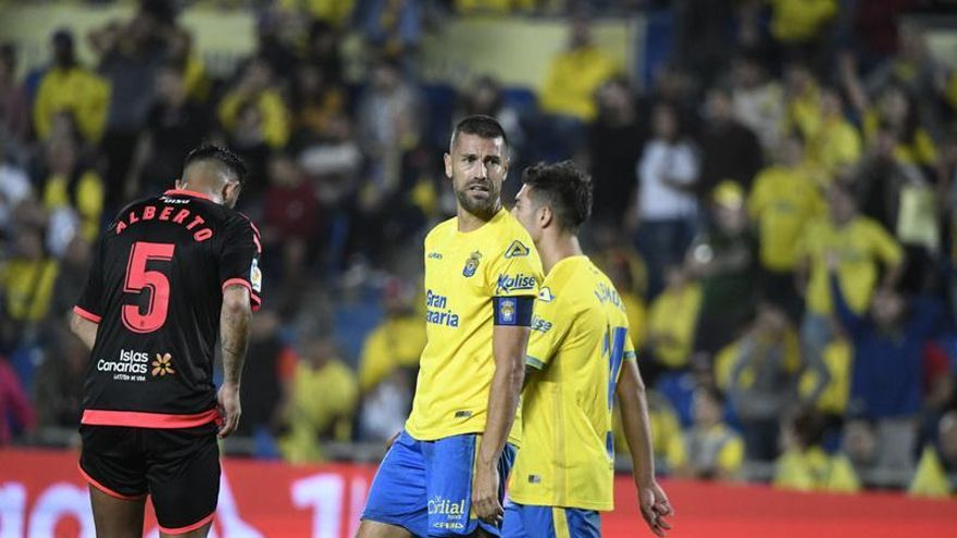 David García, en el último UD Las Palmas-CD Tenerife