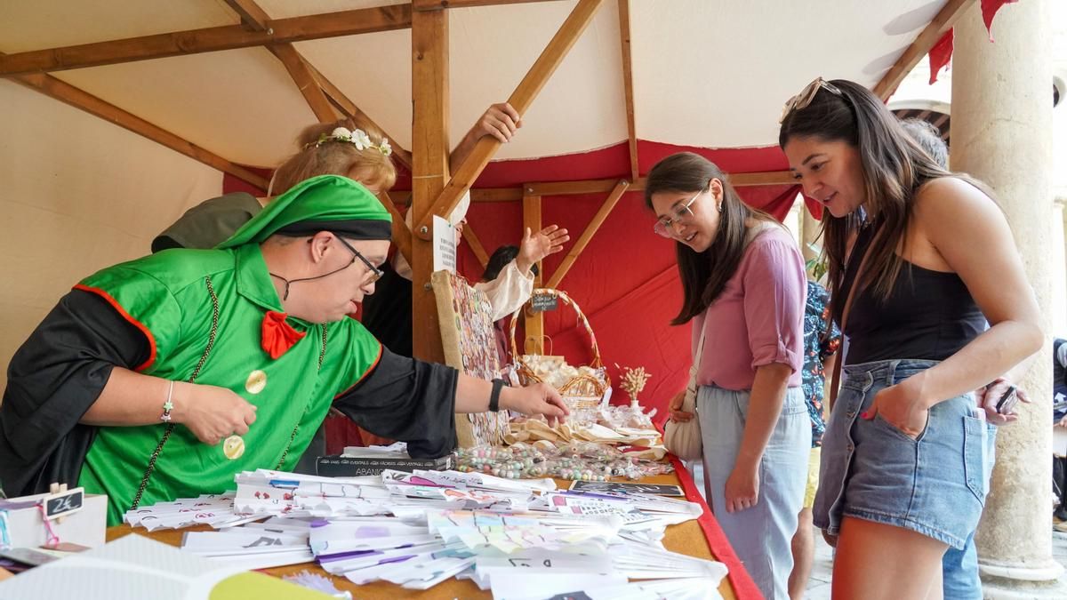 La Feria Medieval realza el trabajo de los centros asistenciales de la Diputación de León
