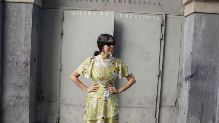 La cantante Anni B Sweet posa tras su entrevista en elDiario.es