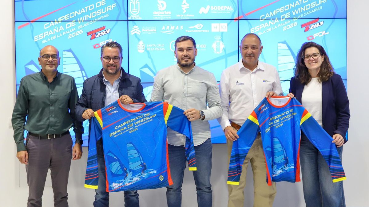 El Campeonato de España 2026 juvenil  de windsurf se celebra en Santa Cruz de La Palma