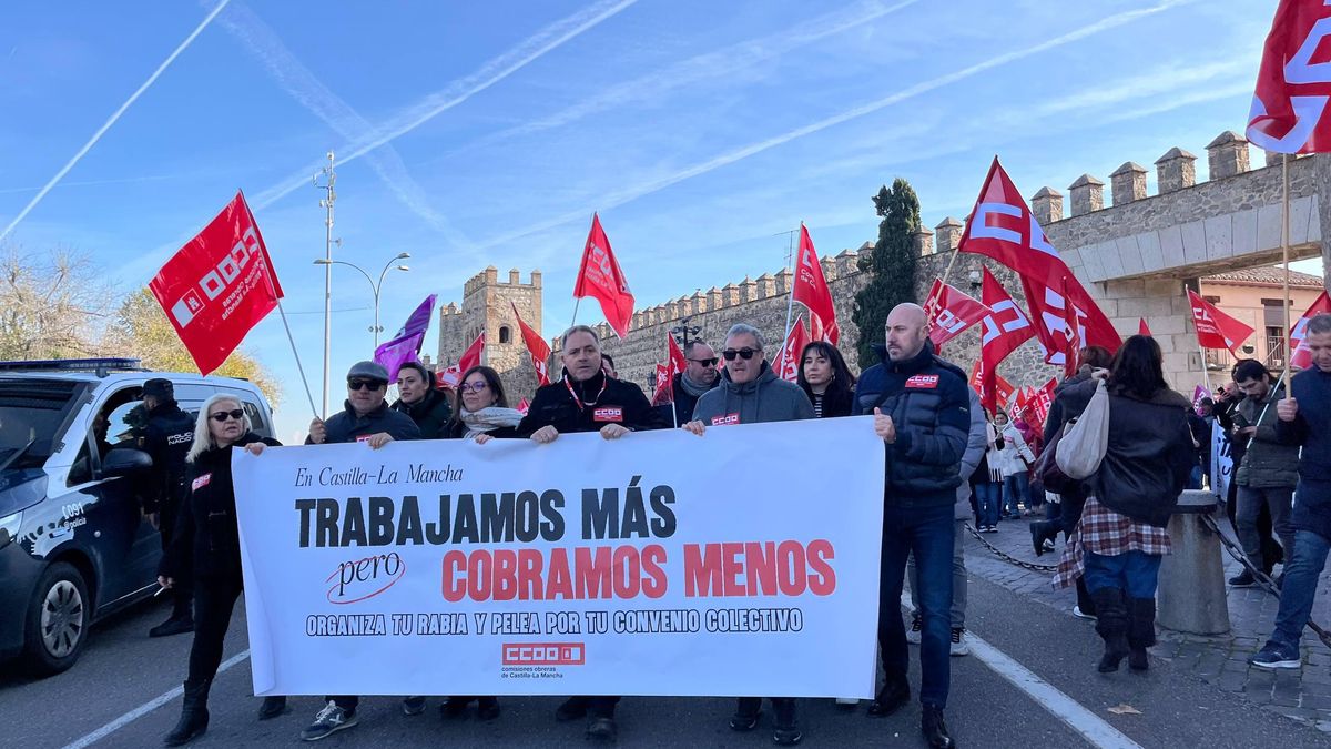 CCOO Castilla-La Mancha anuncia que paralizará los centros de trabajo si no se consiguen "incrementos salariales justos"