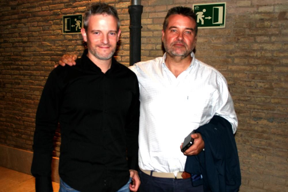 Nuestros compañeros Toni Cuquerella y Claudio Ortega