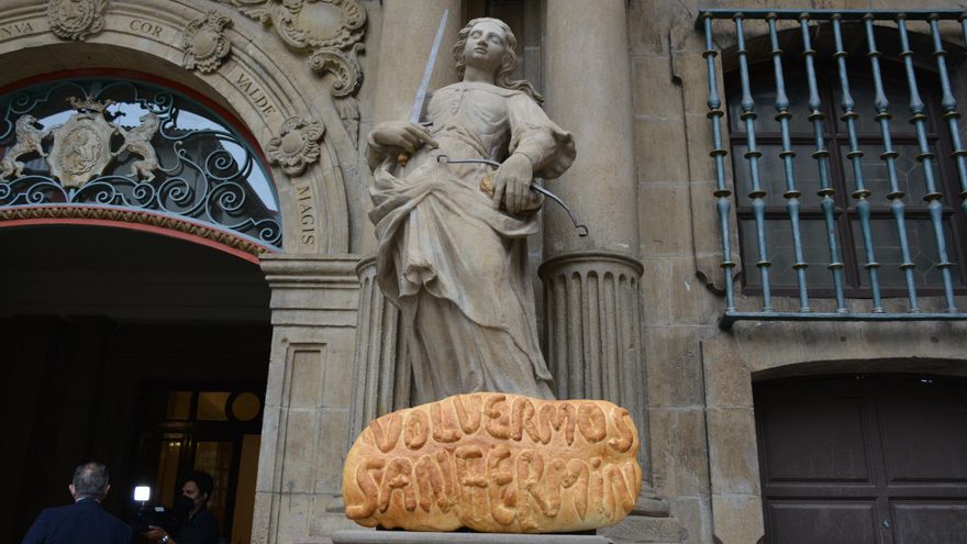 La Policía denuncia que este fin de semana en Pamplona ha habido "un mayor número de personas" celebrando el 'no San Fermín'