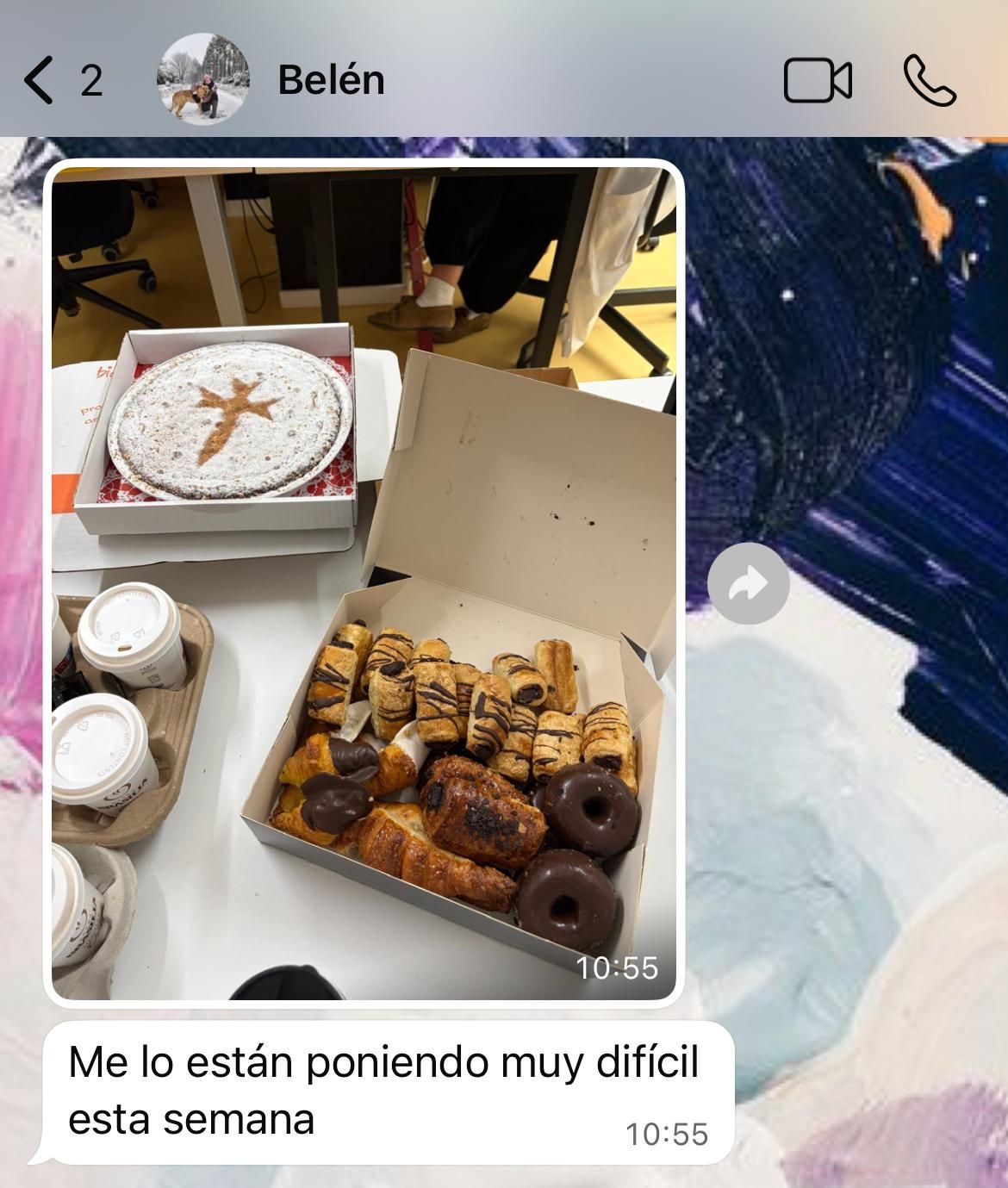 Tus compañeros de trabajo se ponen especialmente generosos con el desayuno justo la semana que decides no tomar dulce.