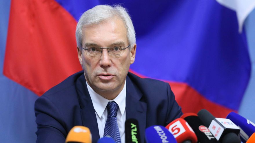 El viceministro ruso Alexandr Grushkó, en una imagen de archivo. EFE/Olivier Hoslet