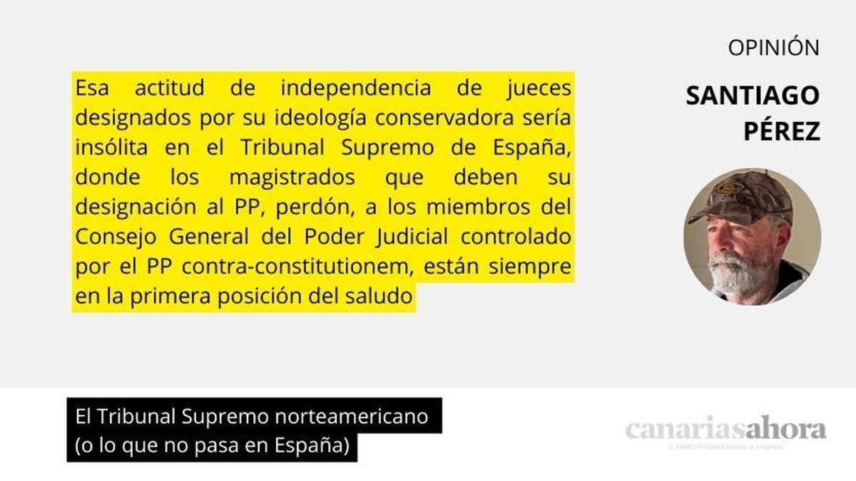 El Tribunal Supremo norteamericano (o lo que no pasa en España)