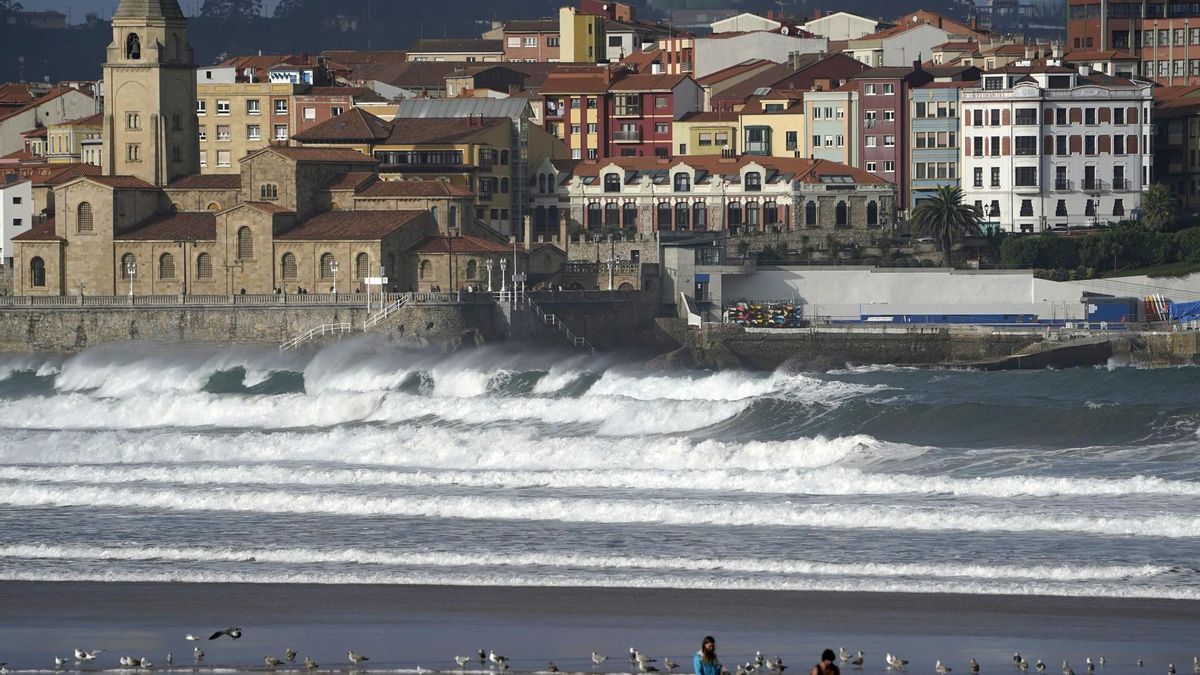 Temporal en la costa