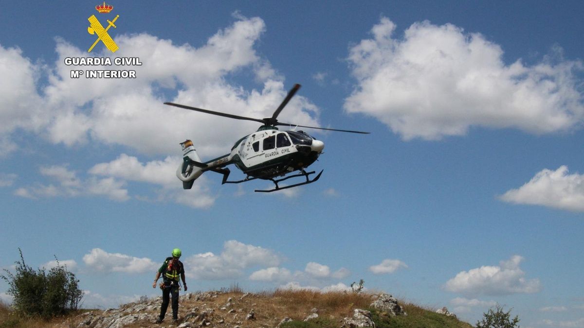 La Guardia Civil rescata a un montañero lesionado en el refugio de Vegahuerta, en Picos de Europa