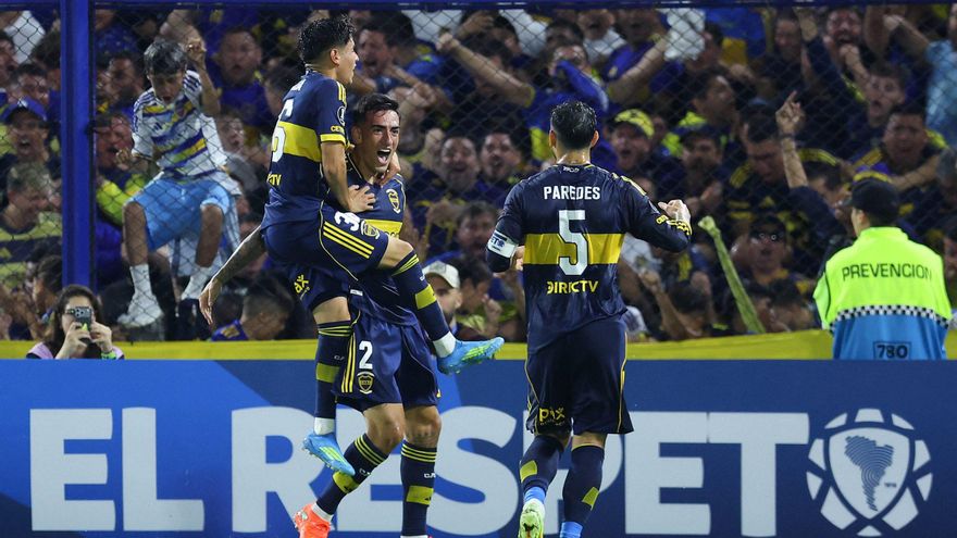 Boca goleó 3-0 a Barcelona de Ecuador por la Copa Libertadores en la previa del Superclásico