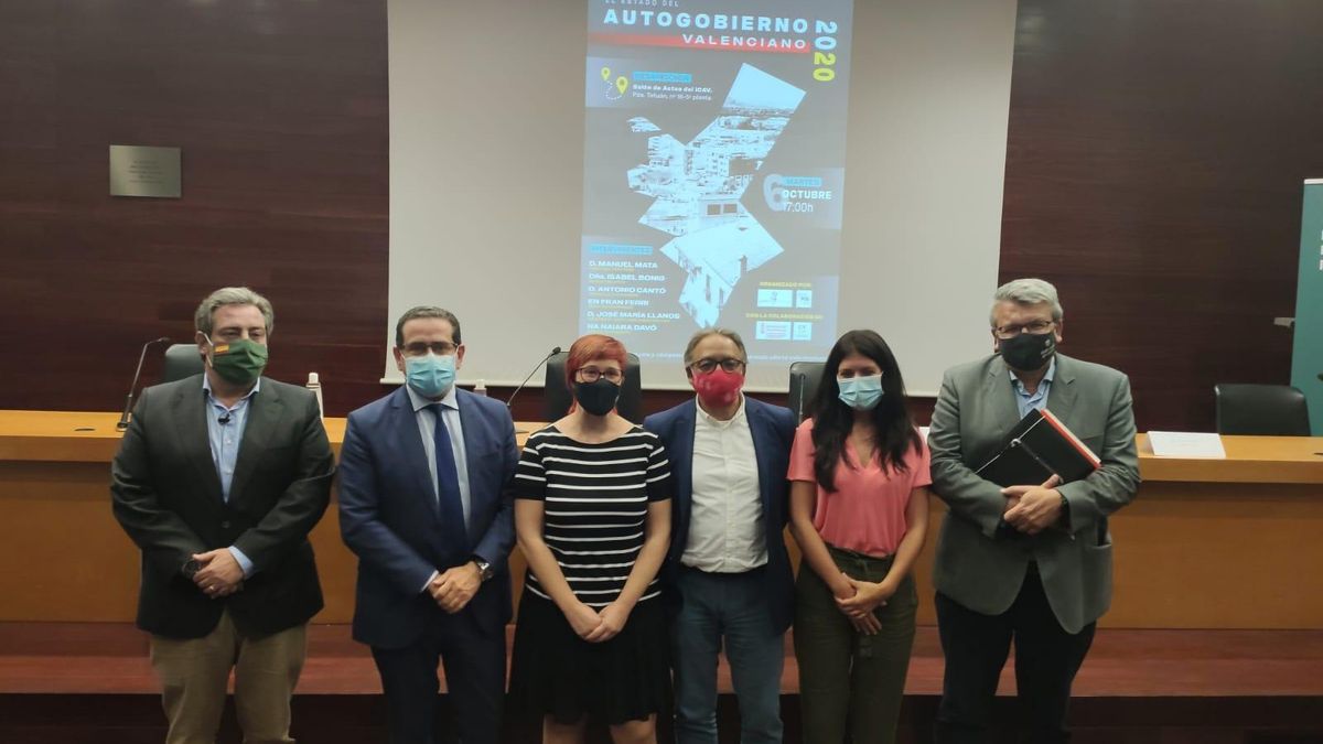 José María Llanos, Jorge Bellver, Àgueda Micó, Manolo Mata, Naiara Davó y Fernando Llopis.