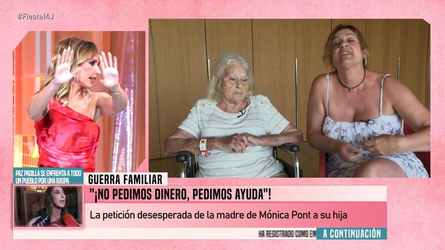Emma García explota en directo contra la hermana de Mónica Pont: "Vete a la mierda. ¡Qué pesada eres!"