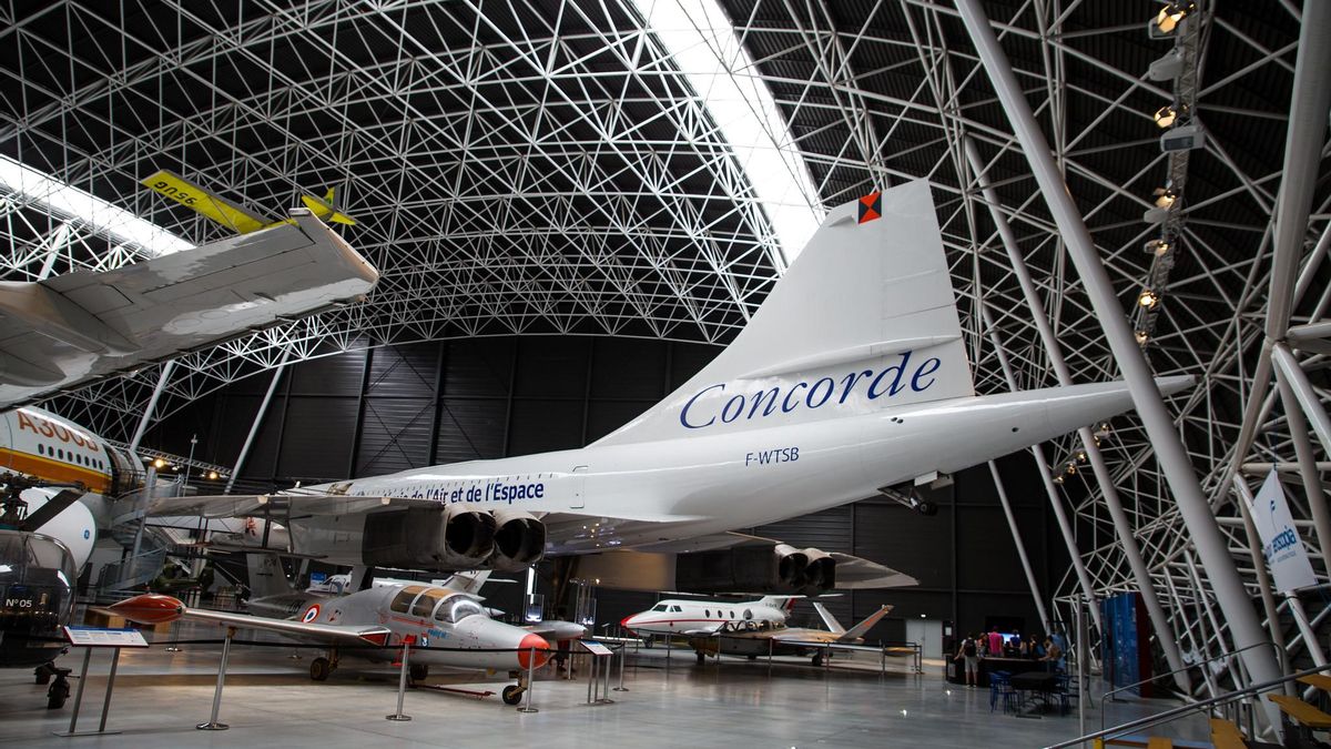 Concorde y A-300. Piezas maestras del Museo del Aire Aeroscopia.