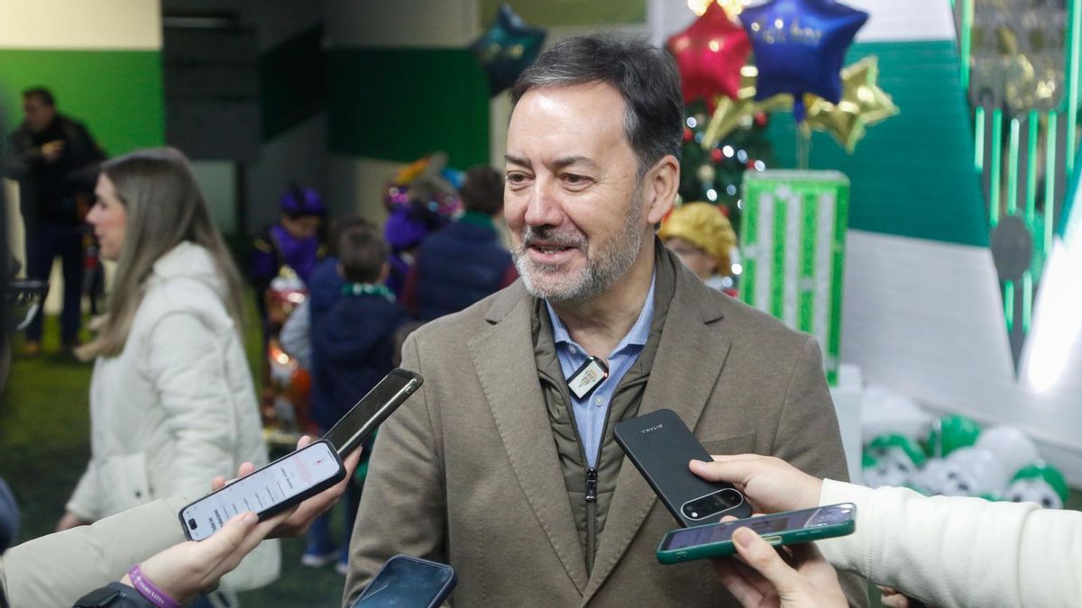 Antonio Fernández Monterrubio, durante la recepción a los Reyes Magos