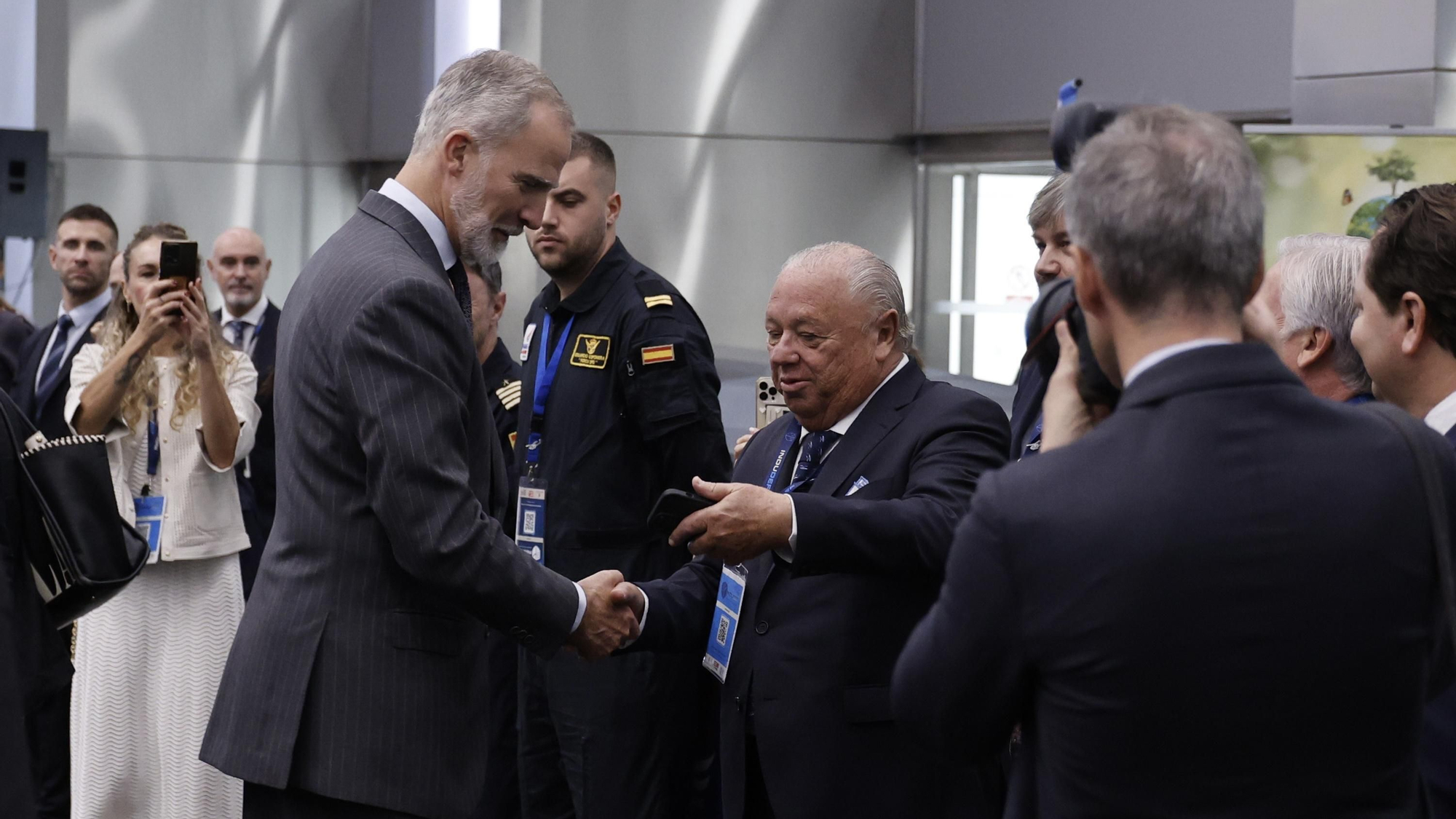 El Rey Felipe VI asiste a la jornada de clausura del Foro Indudef