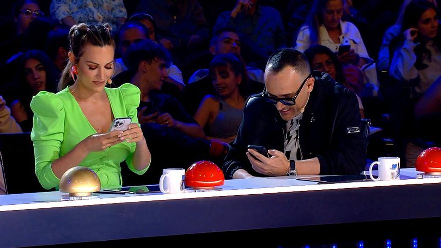 'Got Talent' emitió una llamada de Risto Mejide a Laura Escanes y su hija, grabada antes de anunciar su ruptura