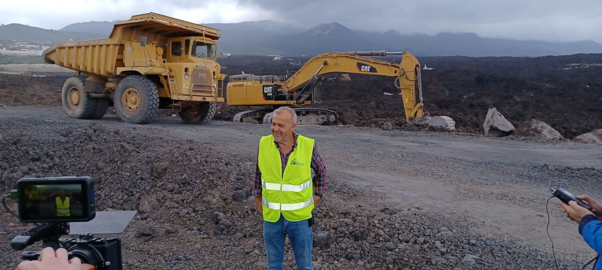 Kiko Acosta en la carretera de La Laguna-Las Norias.