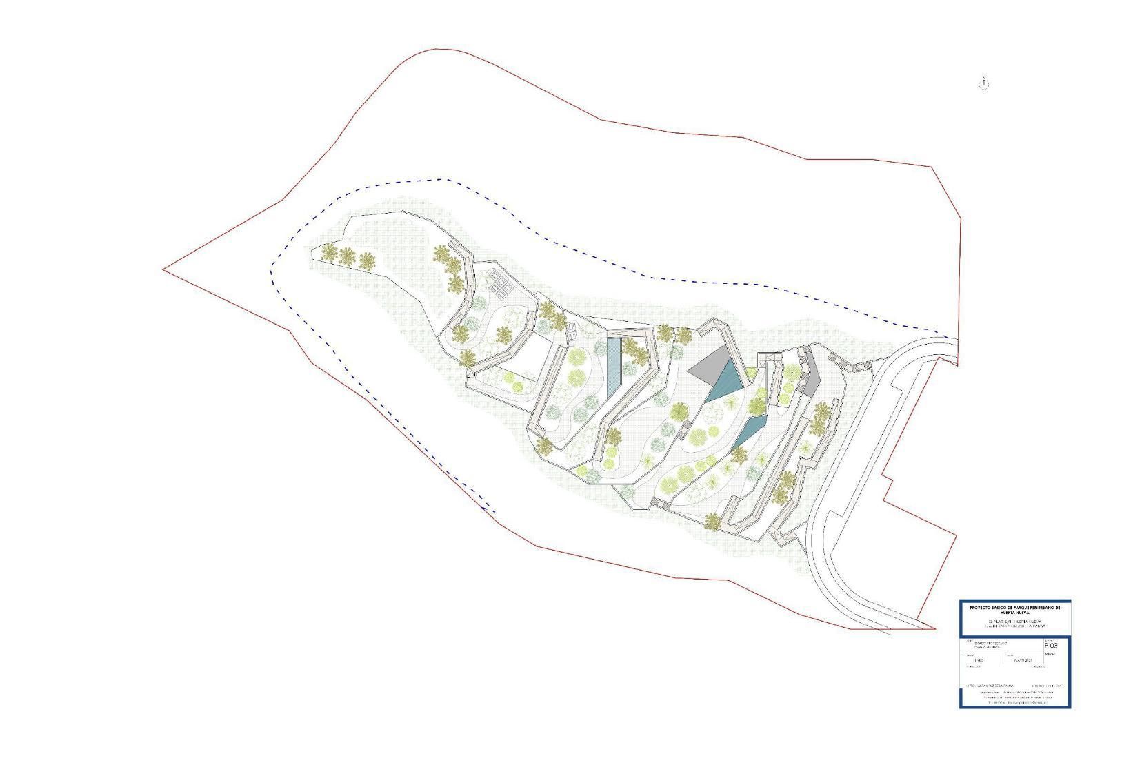 Proyecto del futuro Parque Urbano Sostenible de Santa Cruz de La Palma.