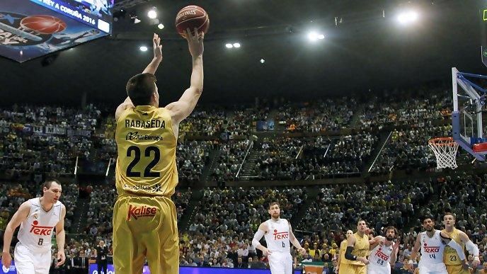 Partido de la final de la Copa del Rey 2016 entre el Herbalife Gran Canaria y el Real Madrid. ACB.