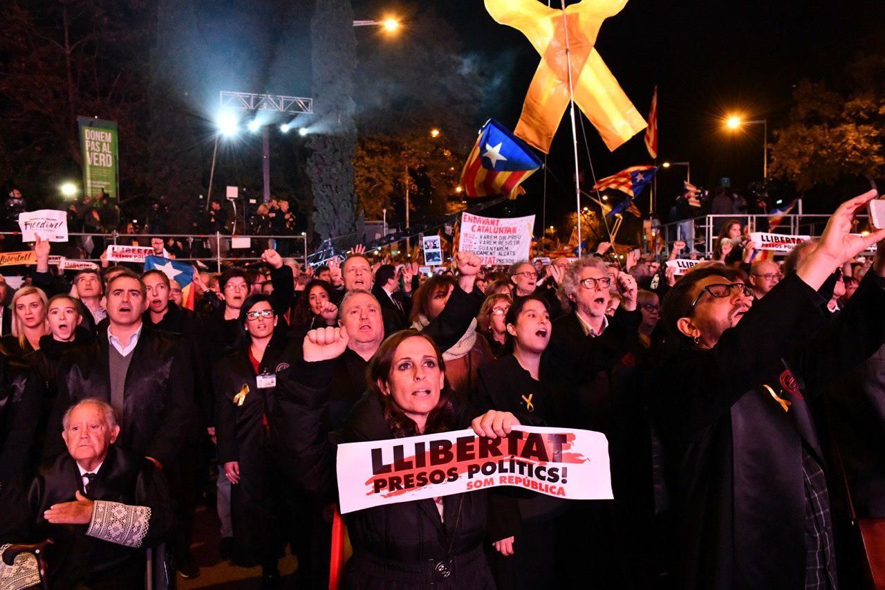 Manifestación 'Libertad presos políticos. Somos República'