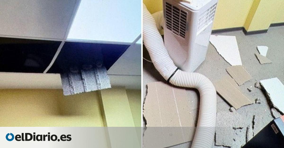 CCOO Canarias denuncia el derrumbe del techo en la Fiscalía de Puerto del Rosario tras años de  advertencias ignoradas 