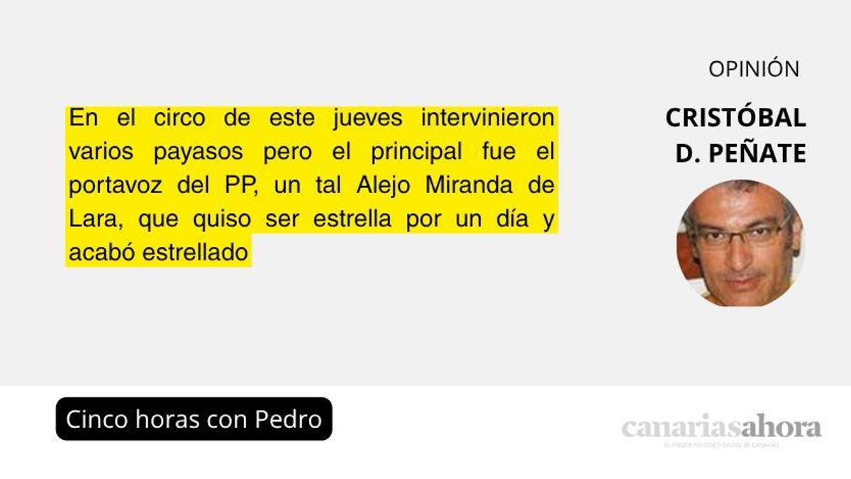 Cinco horas con Pedro