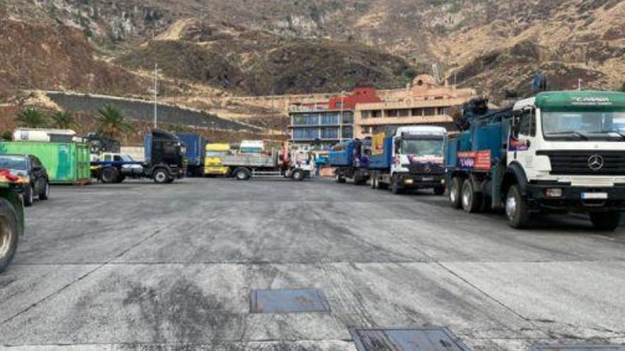 Se retoman los trabajo en Puerto Naos