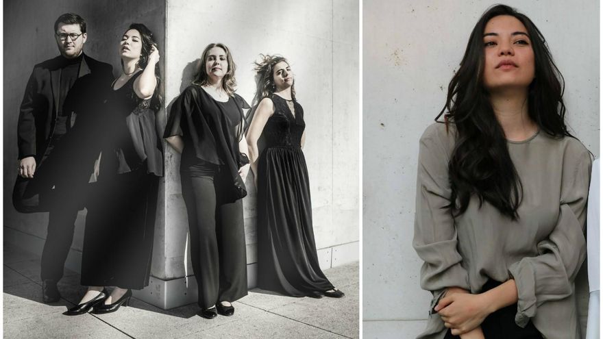 Cuarteto Iberia y Misaki Pascual.