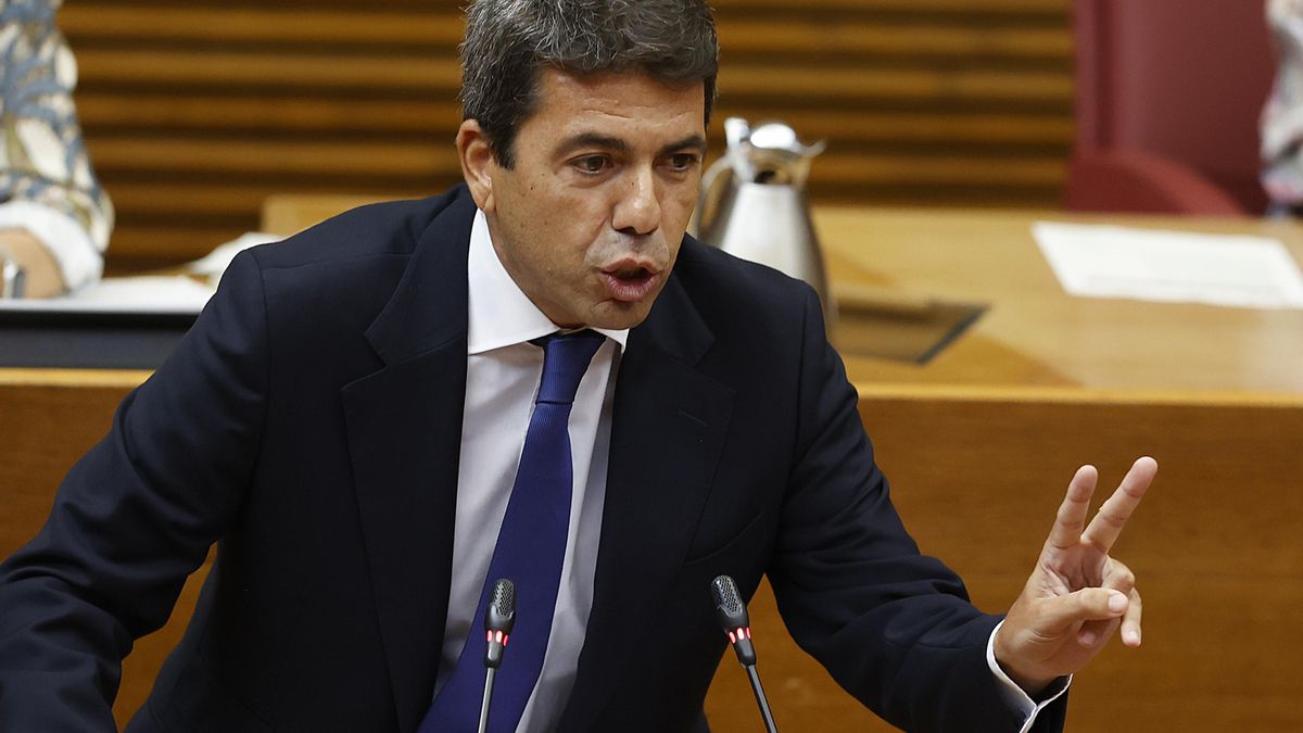 Archivo - El presidente de la Generalitat, Carlos Mazón, en imagen de archivo