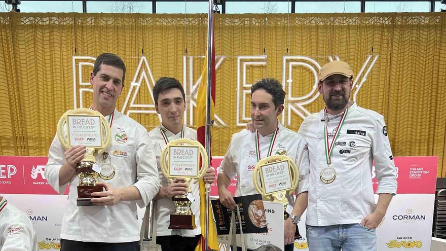El tomellosero Jesús Sánchez, ganador del certamen internacional ‘Bread in City’ con la Selección Española de Panadería